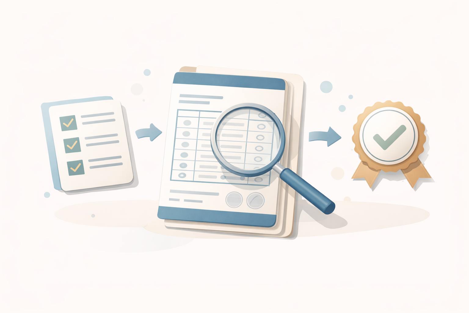 Processo de análise detalhada de histórico escolar e credenciais acadêmicas