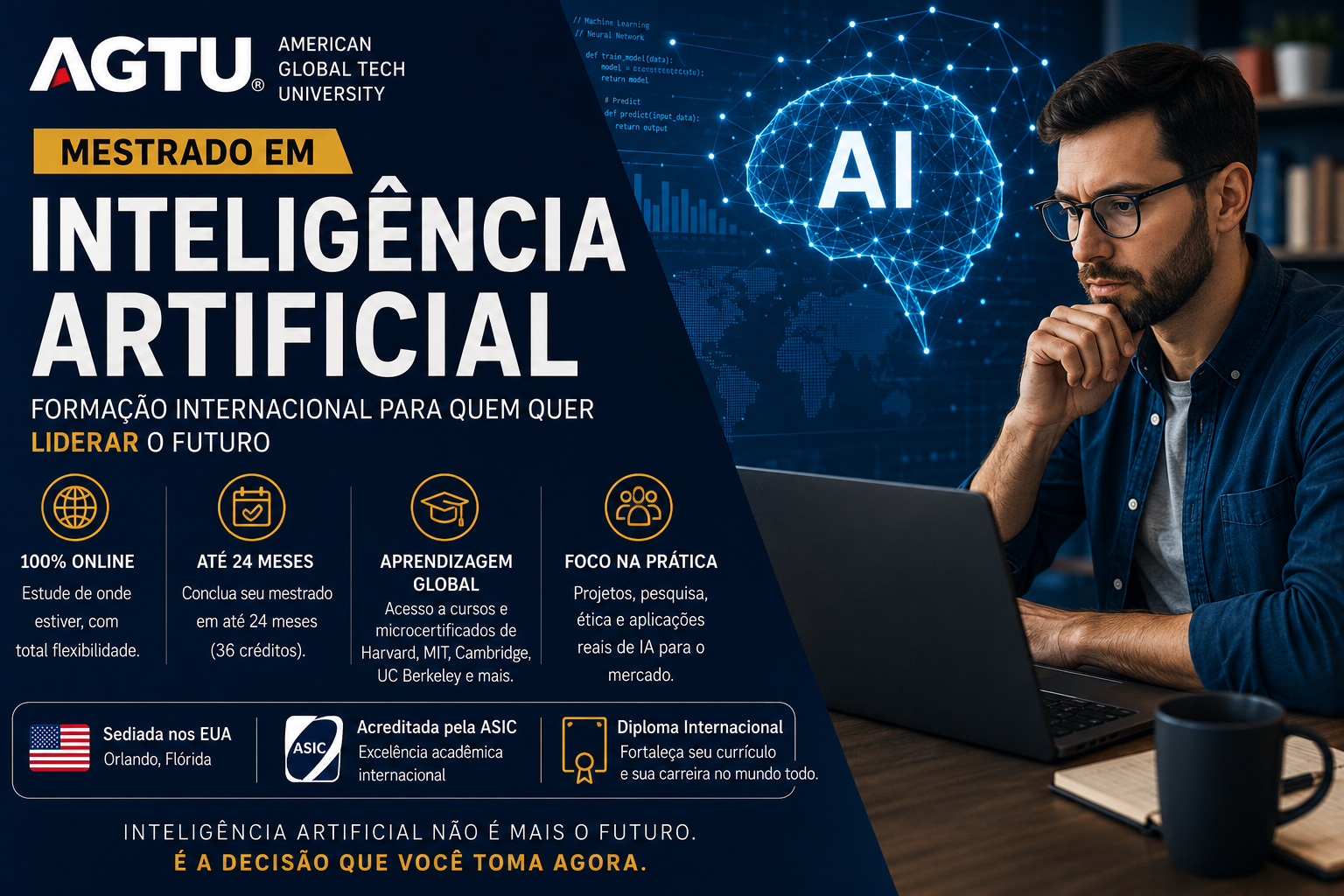Mestrado em Inteligência Artificial: como saber se a AGTU faz sentido para sua carreira